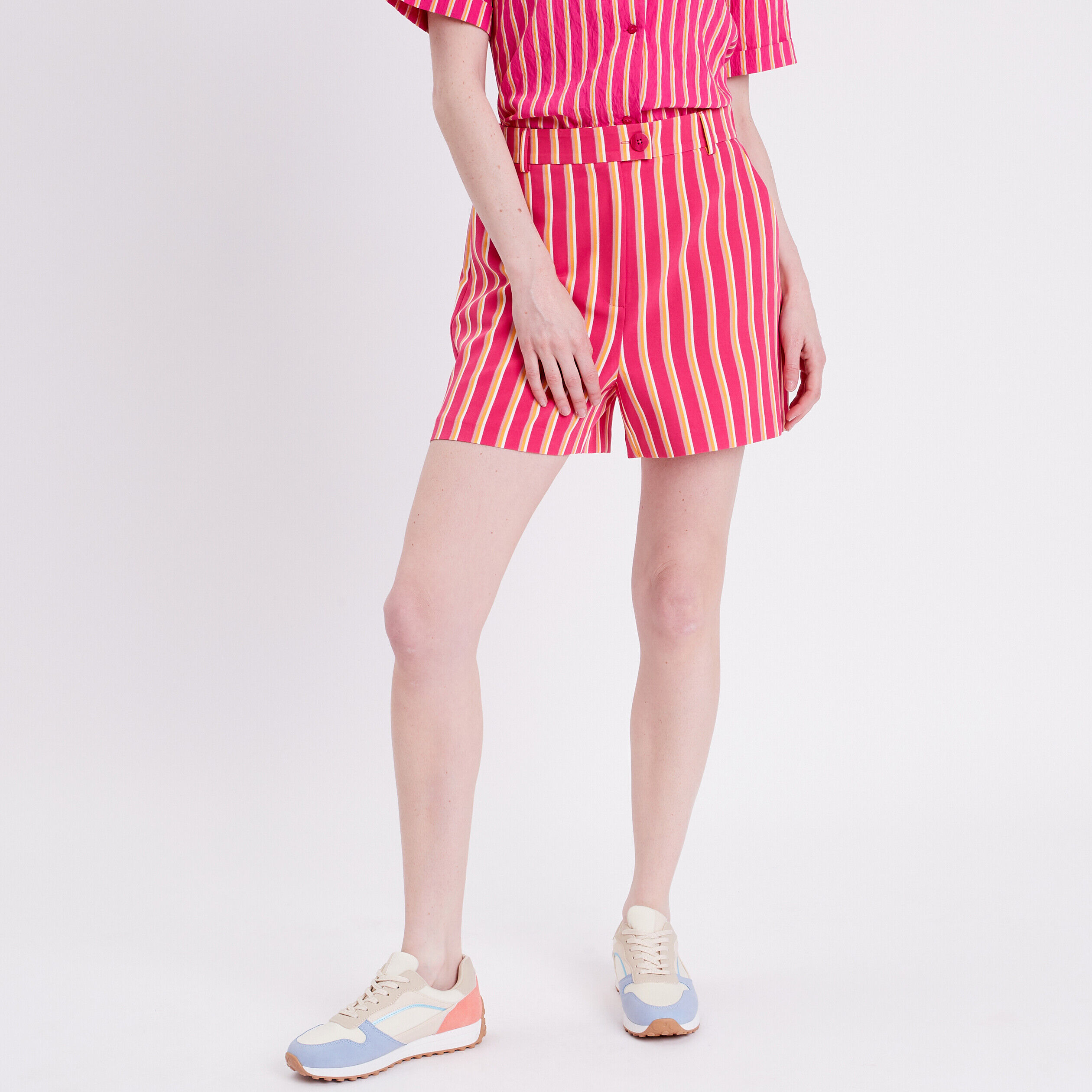 Short city droit rose fushia femme | Cache Cache
