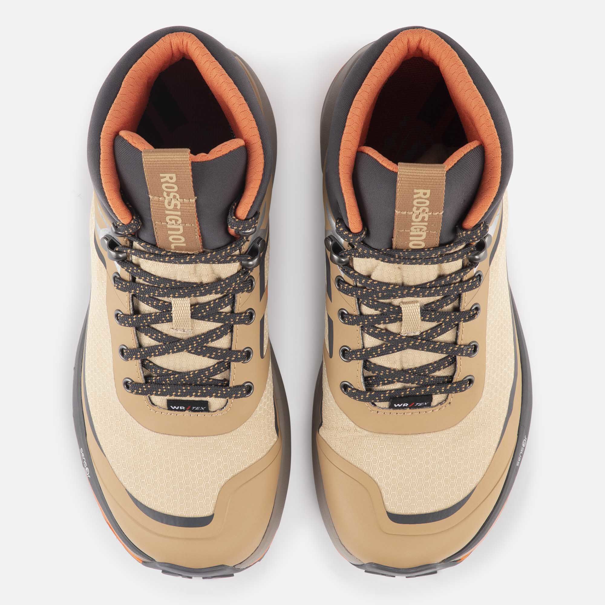 Chaussures de randonnée imperméables camel femme