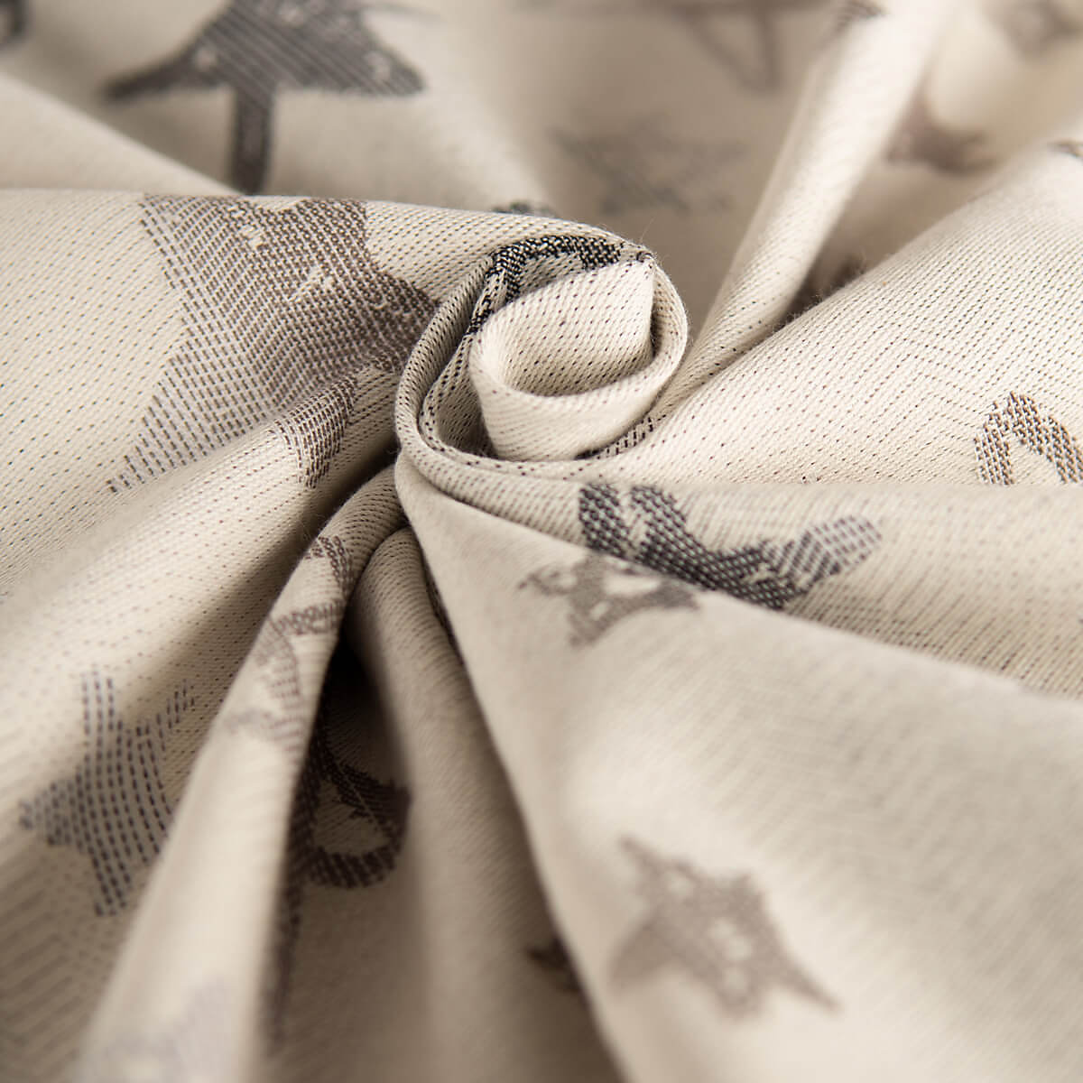 Gewebtes Babytragetuch (kbA) Singapur grey