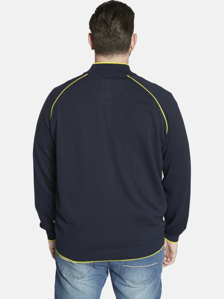 Charles Colby Strickjacke DUKE GLENNSON in dunkelblau günstig kaufen