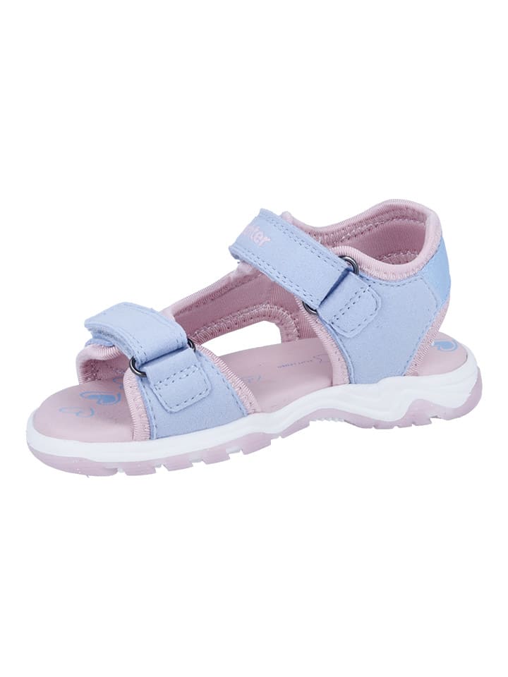 Richter Shoes Sandalen in Hellblau/ Rosa günstig kaufen