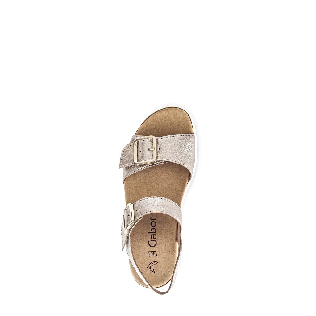 Gabor fashion Riemchensandale gold