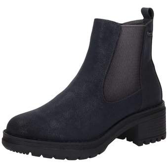 Jana Chelsea Boots in blau