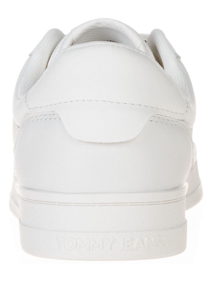 Tommy Hilfiger Shoes Leder-Sneakers in Weiß günstig kaufen