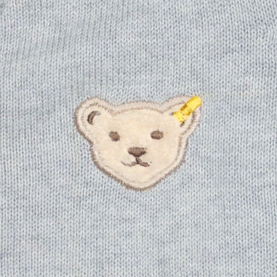 Strickjacke, hellgrau für Jungs