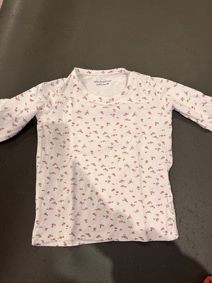 Minymo 2er-Set: Longsleeves in Rosa/ Creme günstig kaufen 80