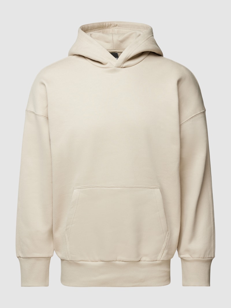 Oversized Hoodie mit Känguru-Tasche Modell 'DAN' in beige