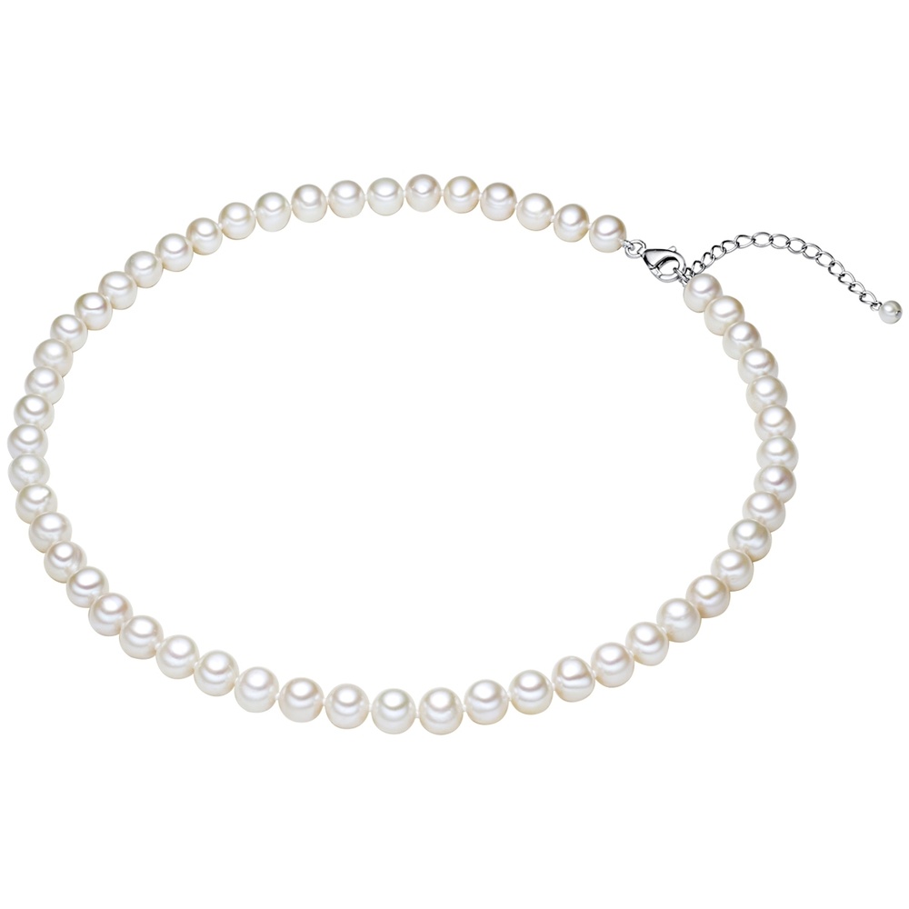 Valero Pearls Chaîne Argent sterling Perle de culture d'eau douce en Argent collier