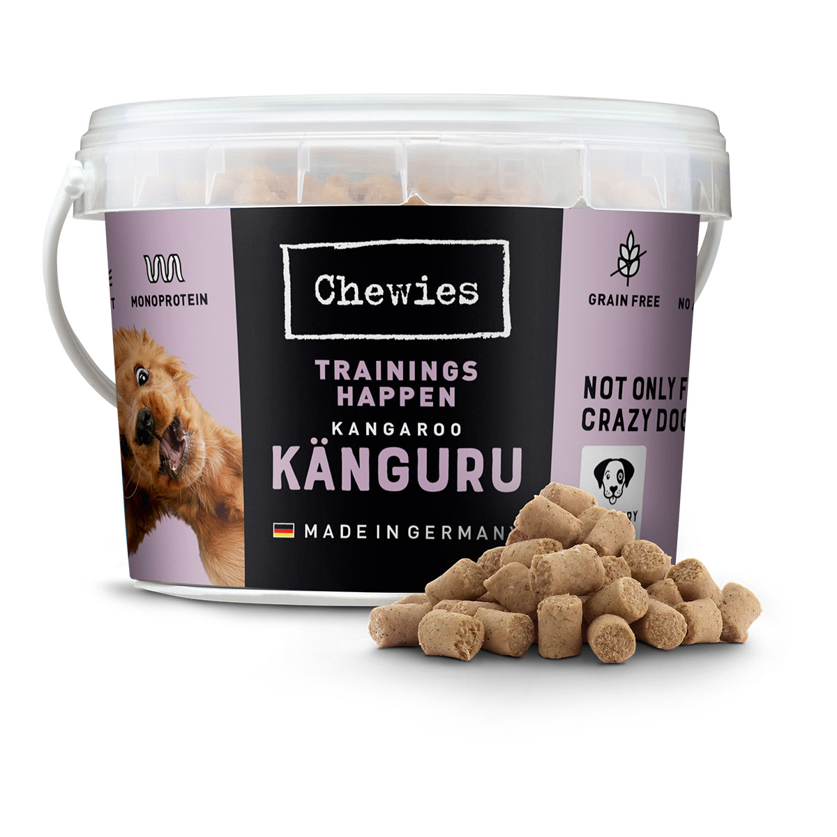 Chewies Hundesnack Trainings-Happen Känguru 300g bei ZooRoyal