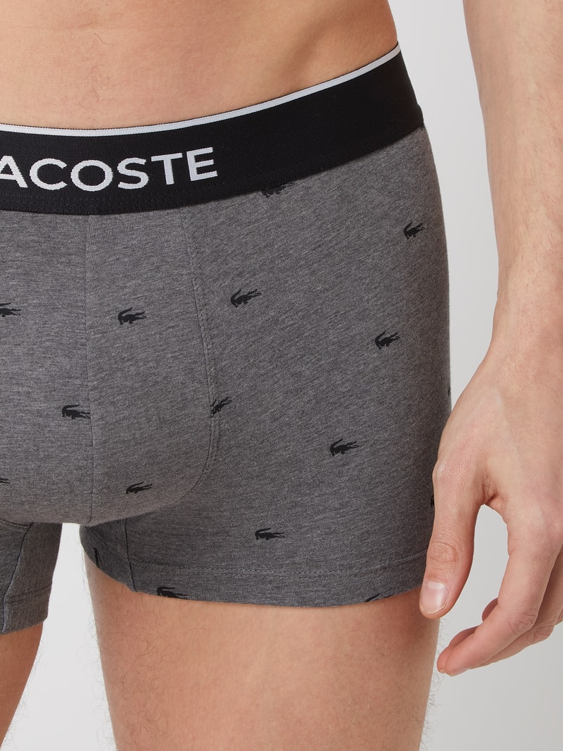 Trunks mit elastischem Bund im 3er-Pack in schwarz