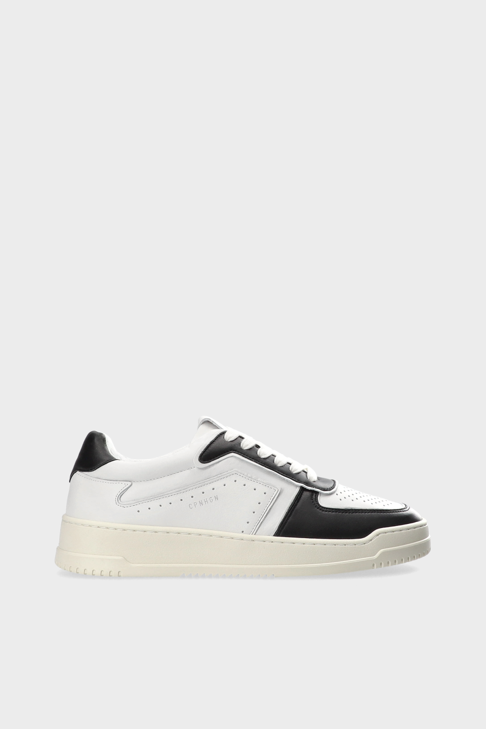 CPH164M leather mix white/black
