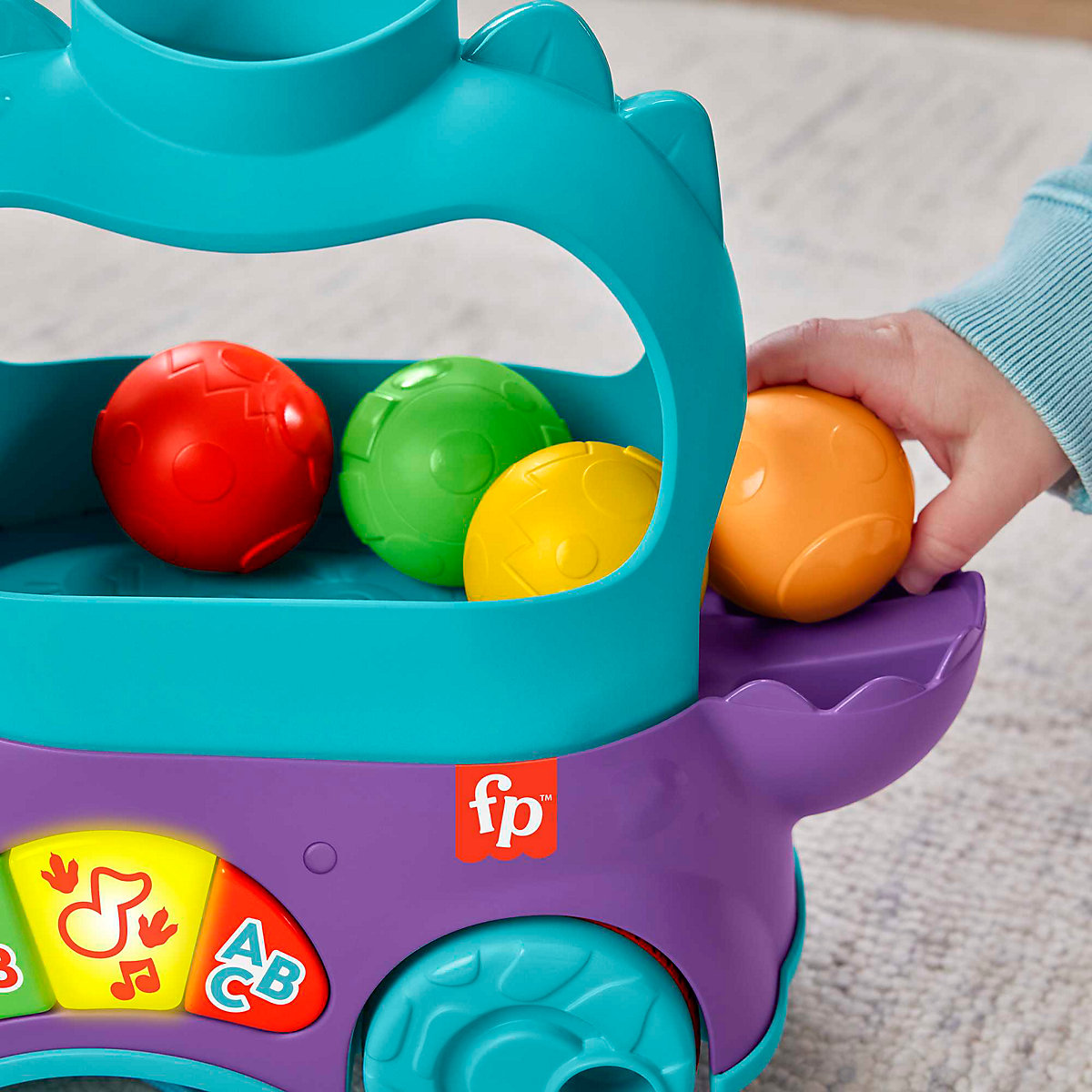 Fisher-Price Bällespaß Nachzieh-Dino (D)