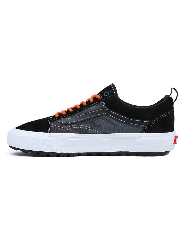 Vans Leder-Sneakers in Schwarz/ Dunkelblau günstig kaufen