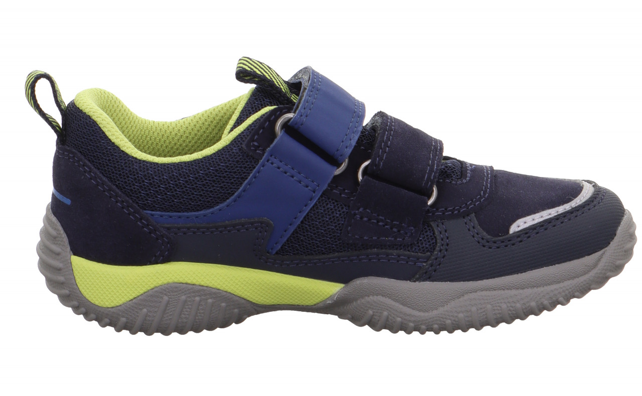 STORM - Blau/HellgrünSneaker low mit Klettverschluss