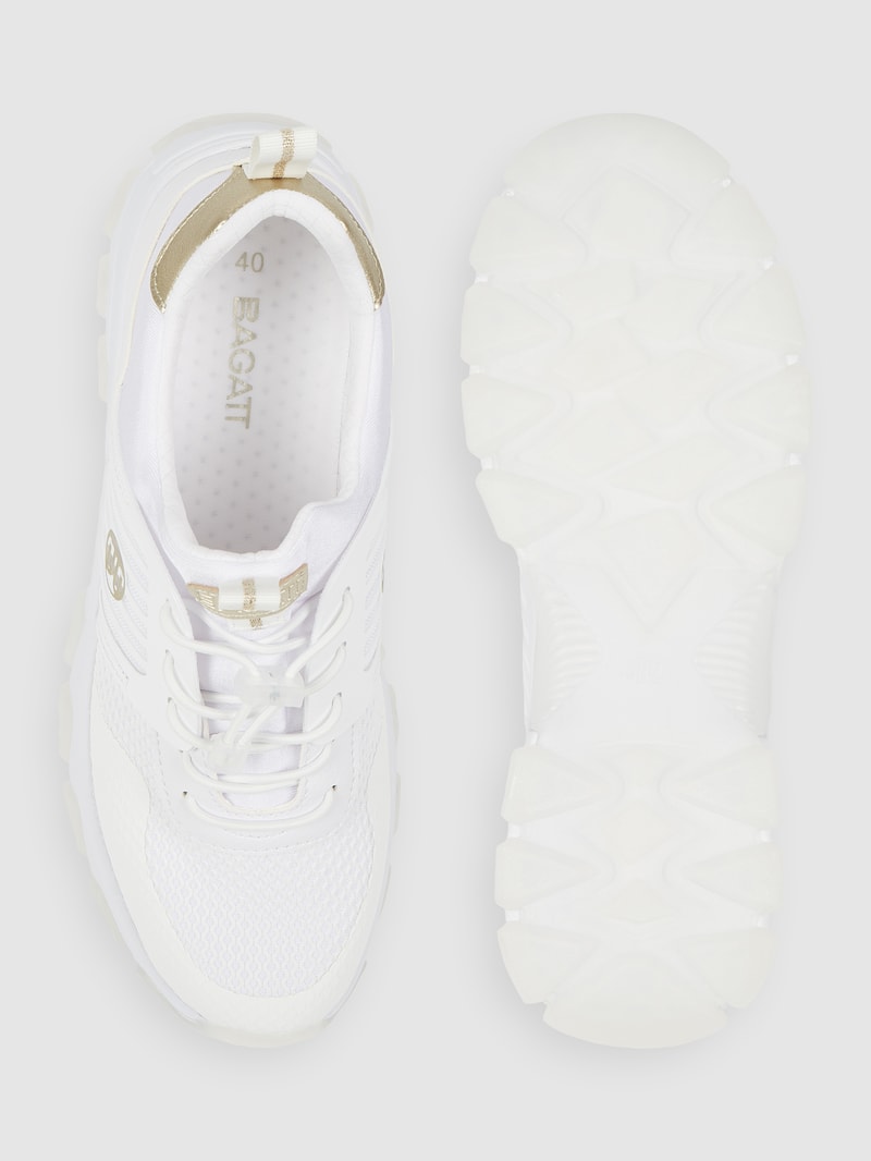 Slip-on-Sneaker mit Logo-Details  in weiß
