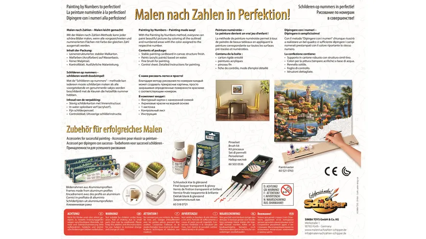 Schipper Malen nach Zahlen - Motiv Gruppe Klassiker / Tiere - Am Comer See