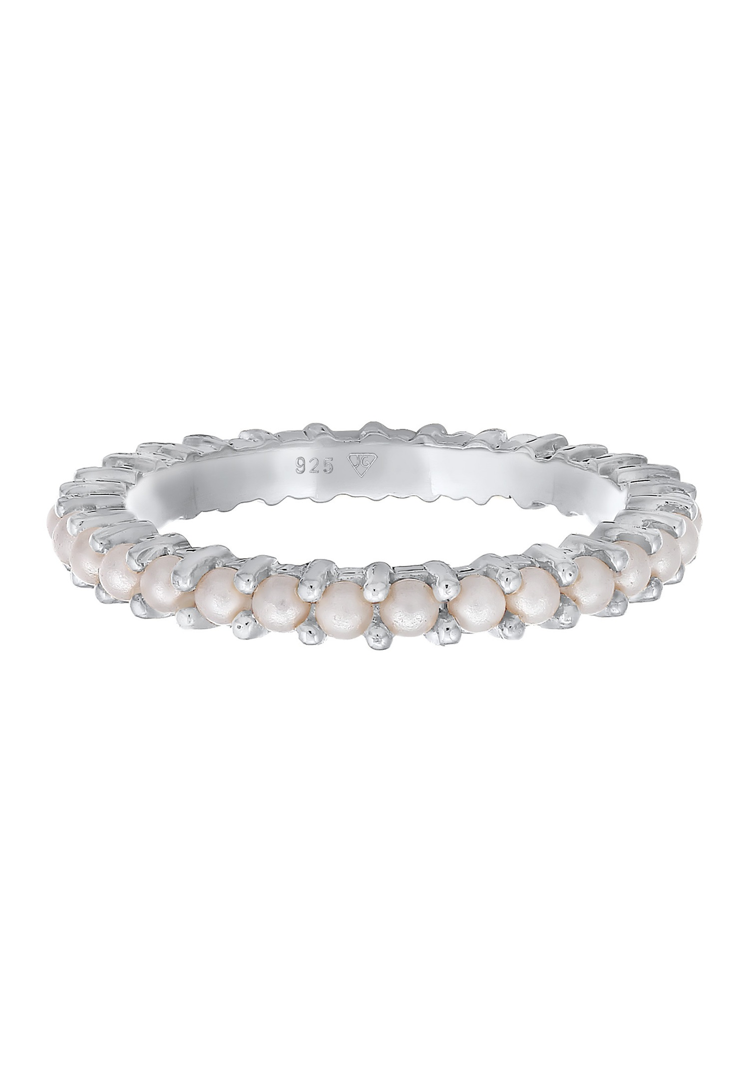 Bracelet mémoire Elli pour femme, orné de perles de verre en argent sterling 925.