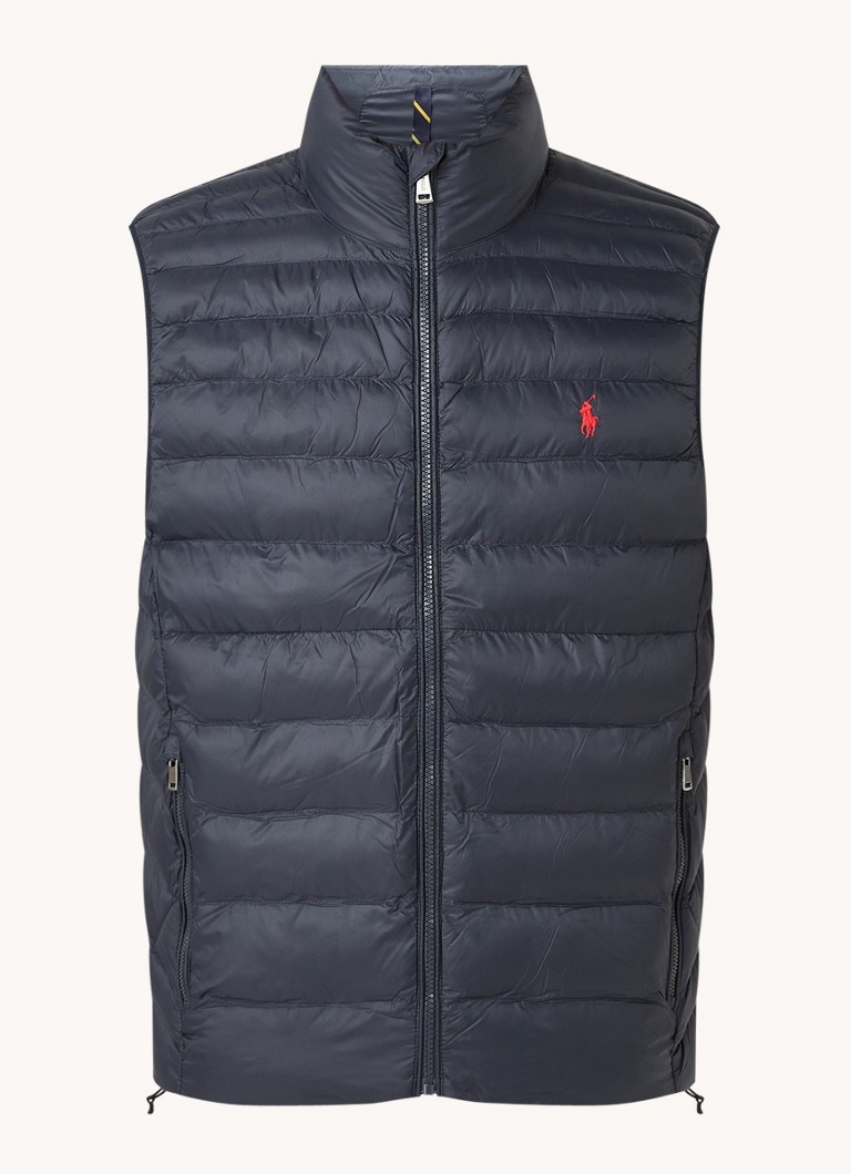 Ralph Lauren brezrokavnik z žepi na zadrgo
