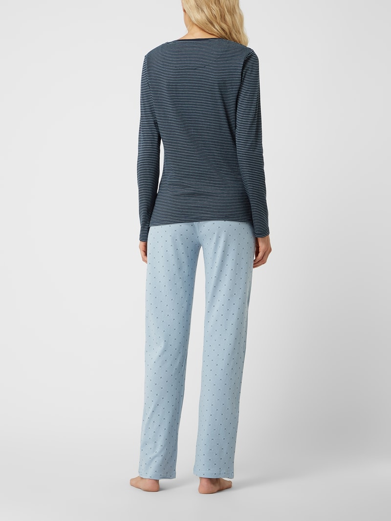 Pyjama aus Jersey in offwhite