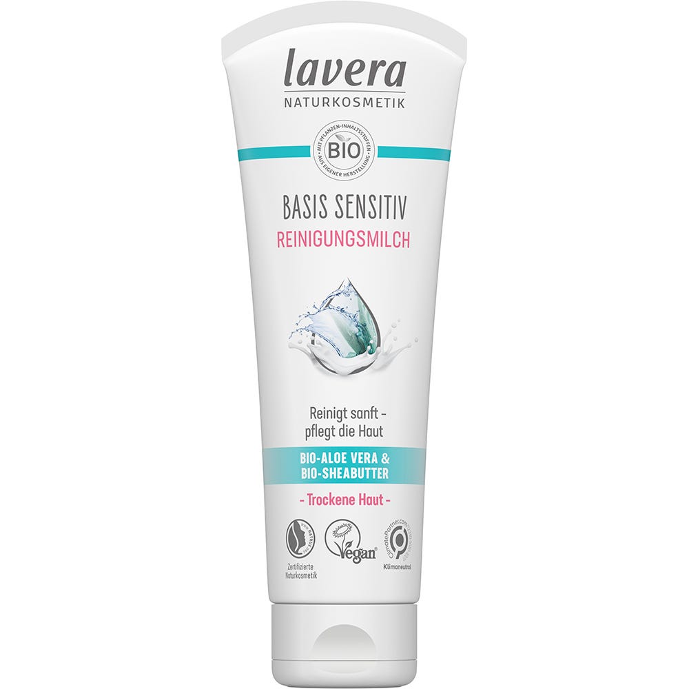 Lavera Basis Sensitiv Reinigungsmilch 125 ml