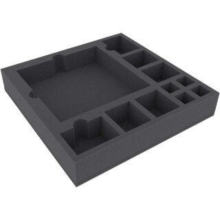 Feldherr 285 mm x 285 mm x 50 mm Schaumstoffeinlage für Brettspiele