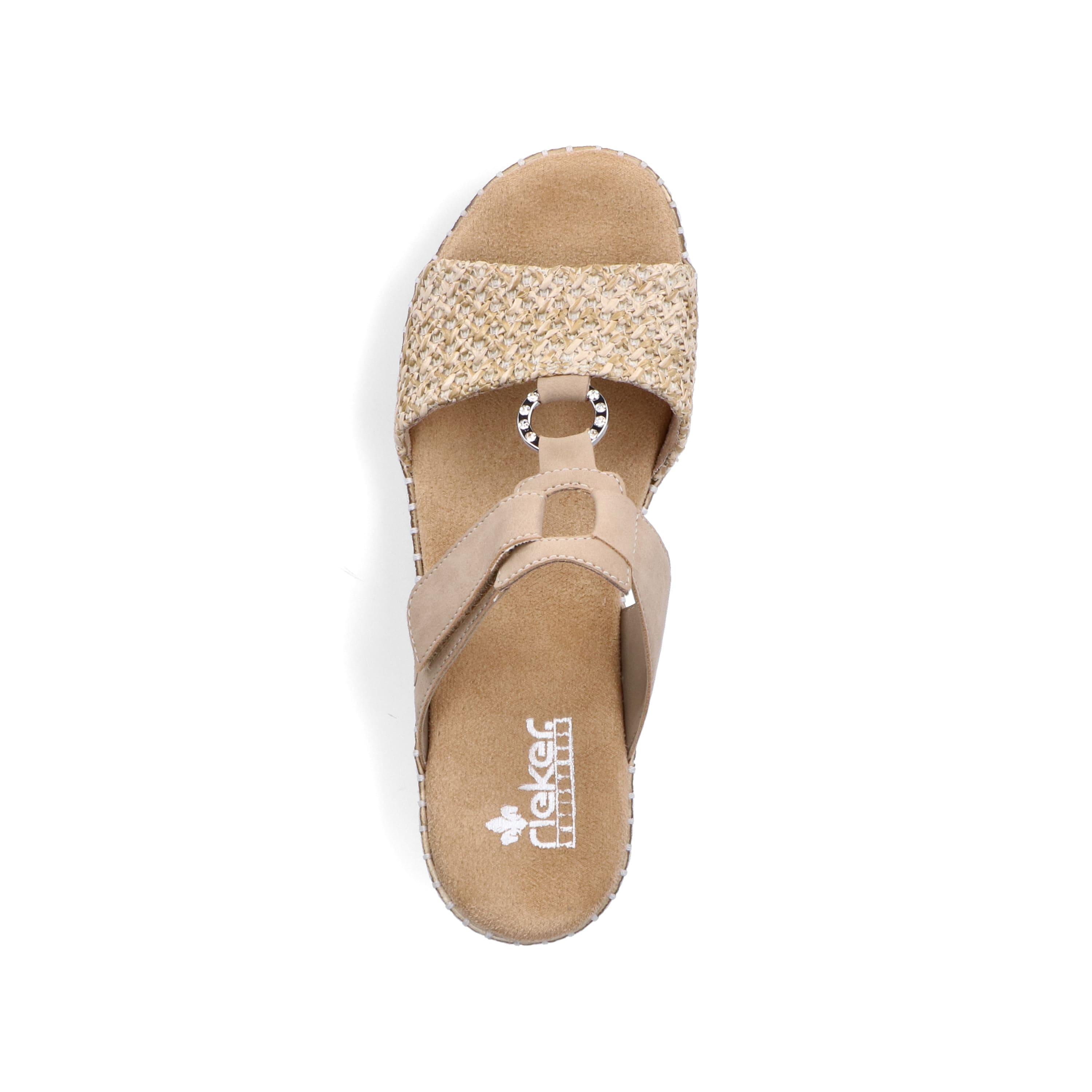 Rieker Damen Pantoletten sandbeige
