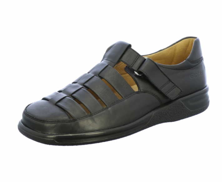 GANTER Komfort Sandalen schwarz KURT