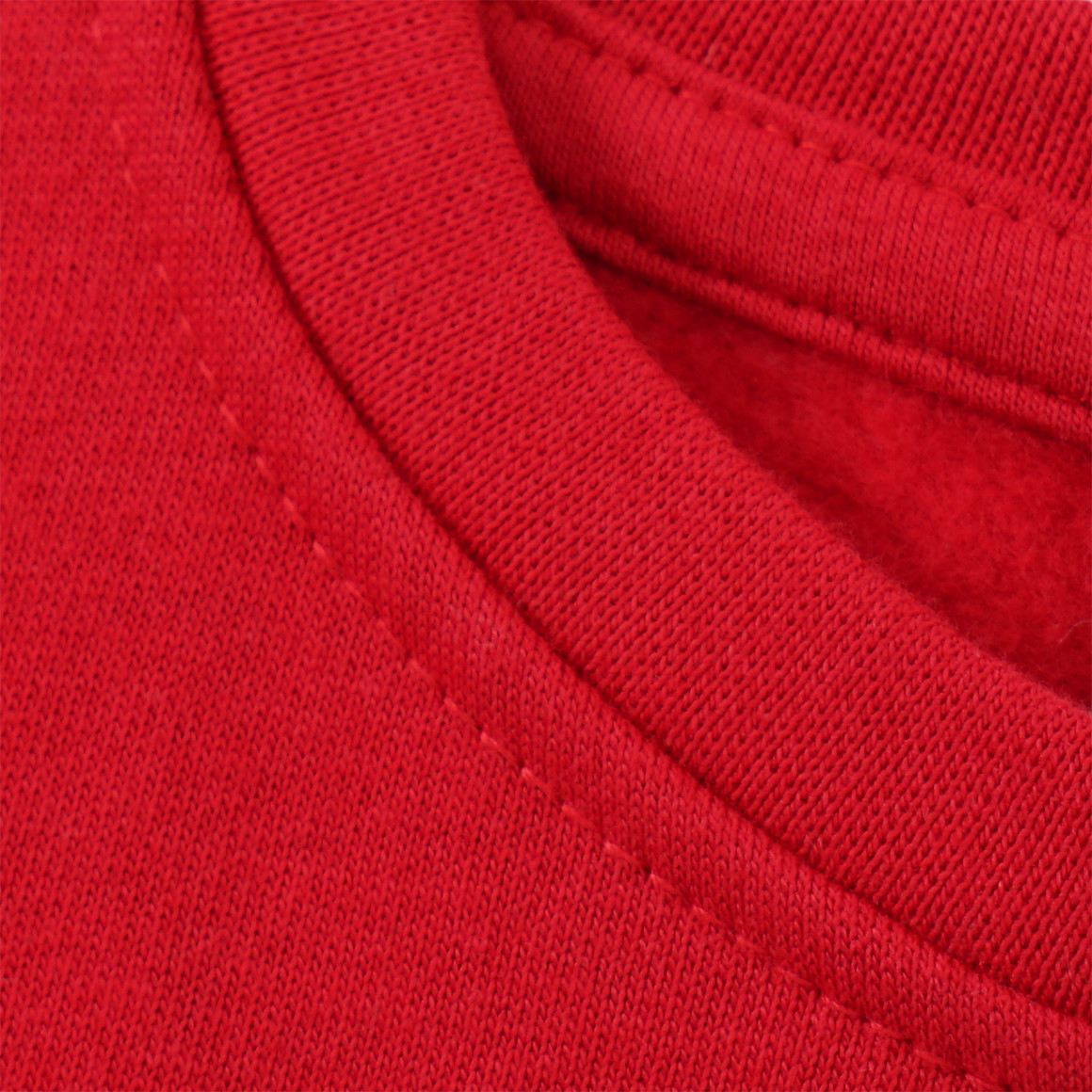 Mädchen Weihnachtssweatshirt mit Applikation rot