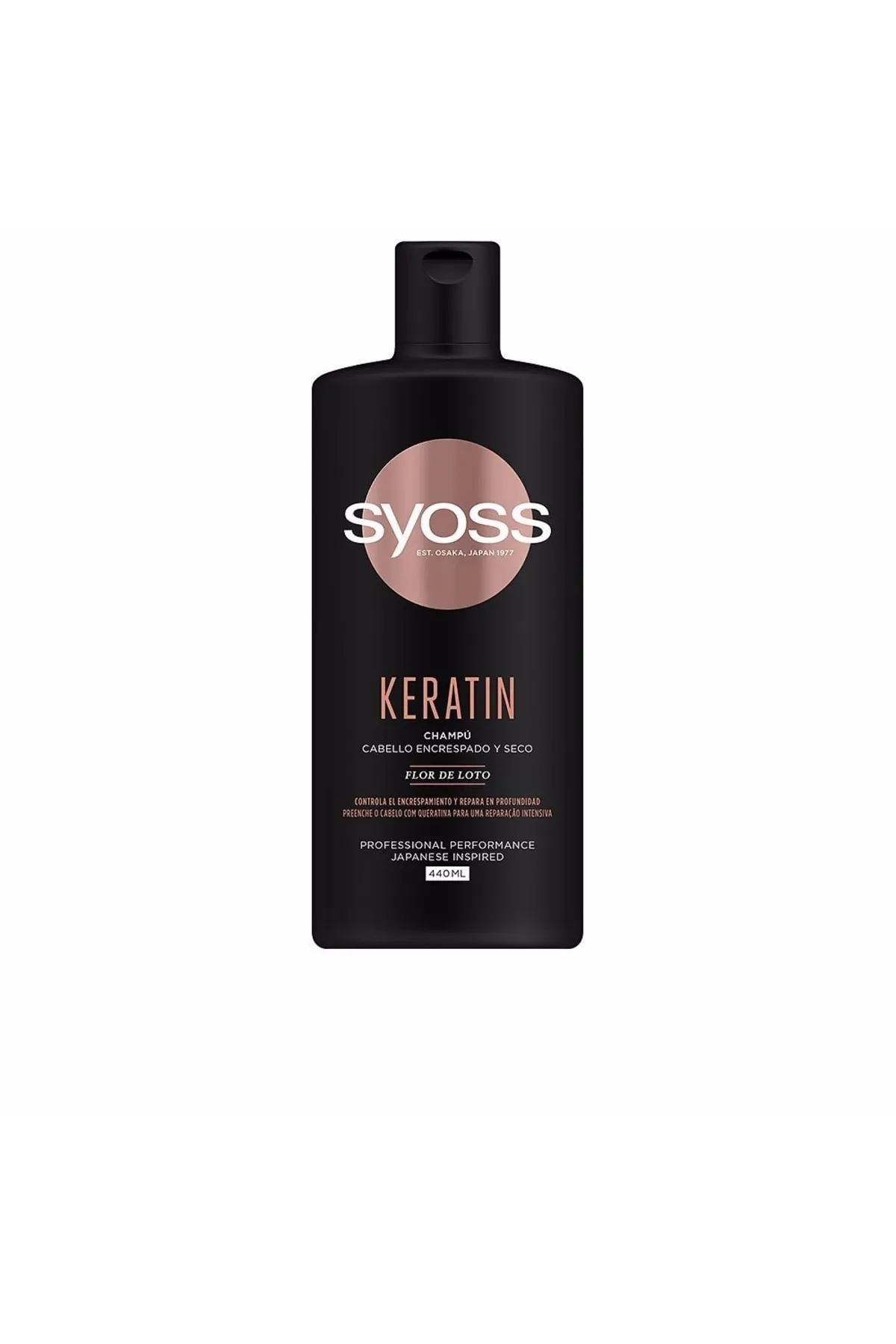 Syoss  Keratin Champú Cabello Encrespado Y Seco Syoss 440 ml