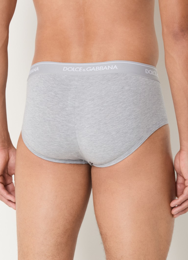 Dolce & Gabbana Chiloți Brando cu talie cu logo, set de 2