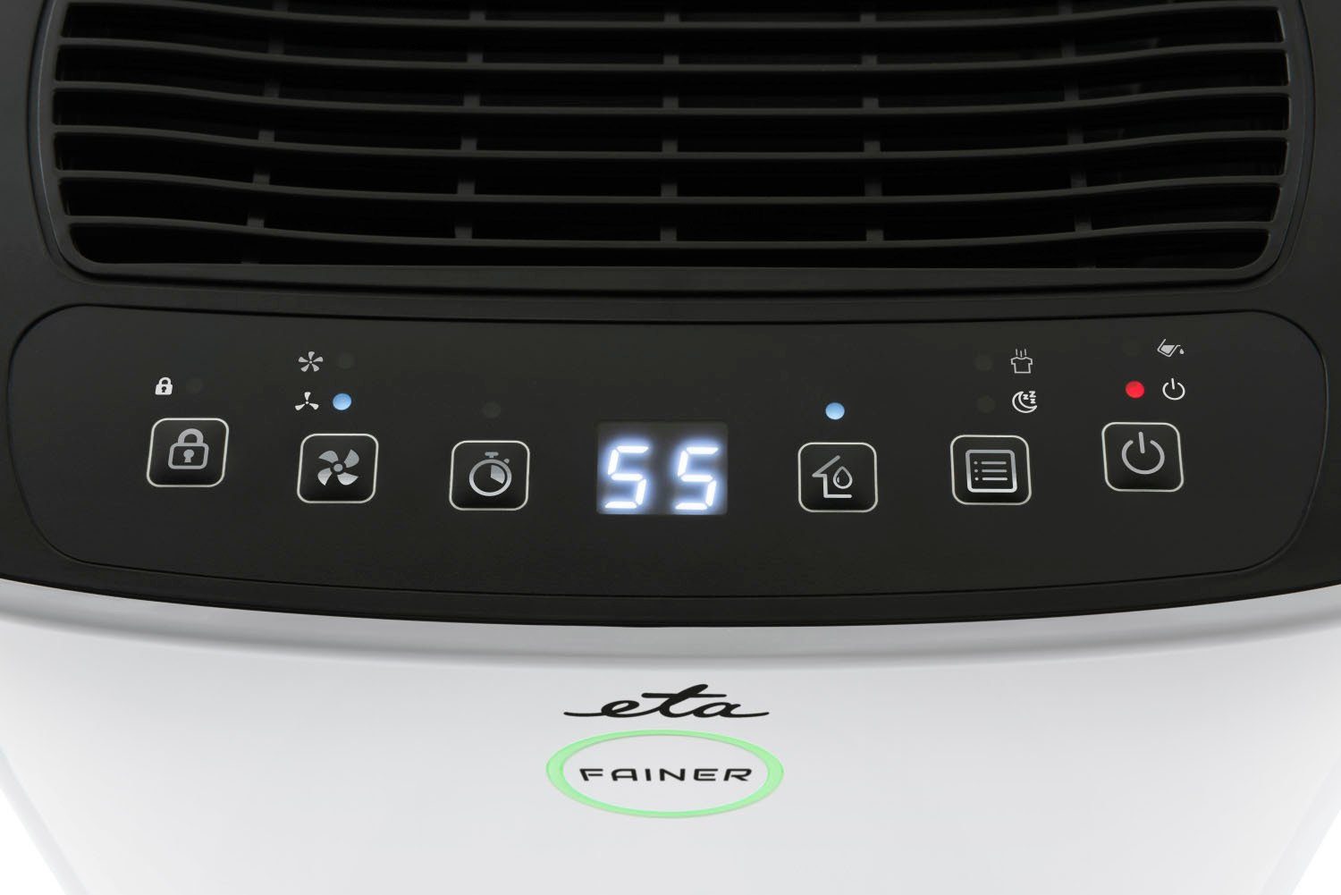 eta Luftentfeuchter Fainer, für 60 m³ Räume, Entfeuchtung 12 l/Tag, LED Display