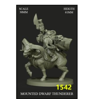 Mounted Dwarf Thunderer