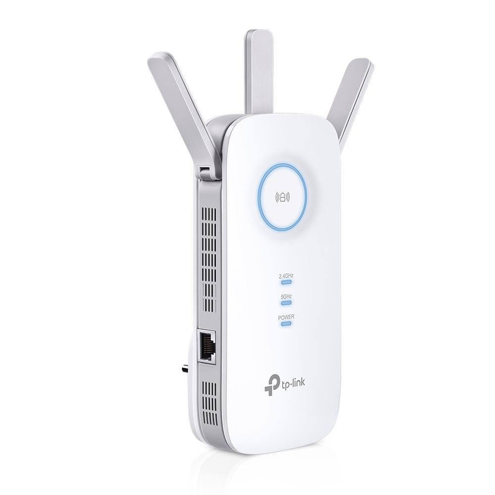TP-Link RE550 WLAN-Repeater, Dual-WLAN AC + bis zu 1900 Mbit /s, 2,4GHz, App Steuerung, maximale Abdeckung, kompatibel zu allen WLAN Routern, Weiß