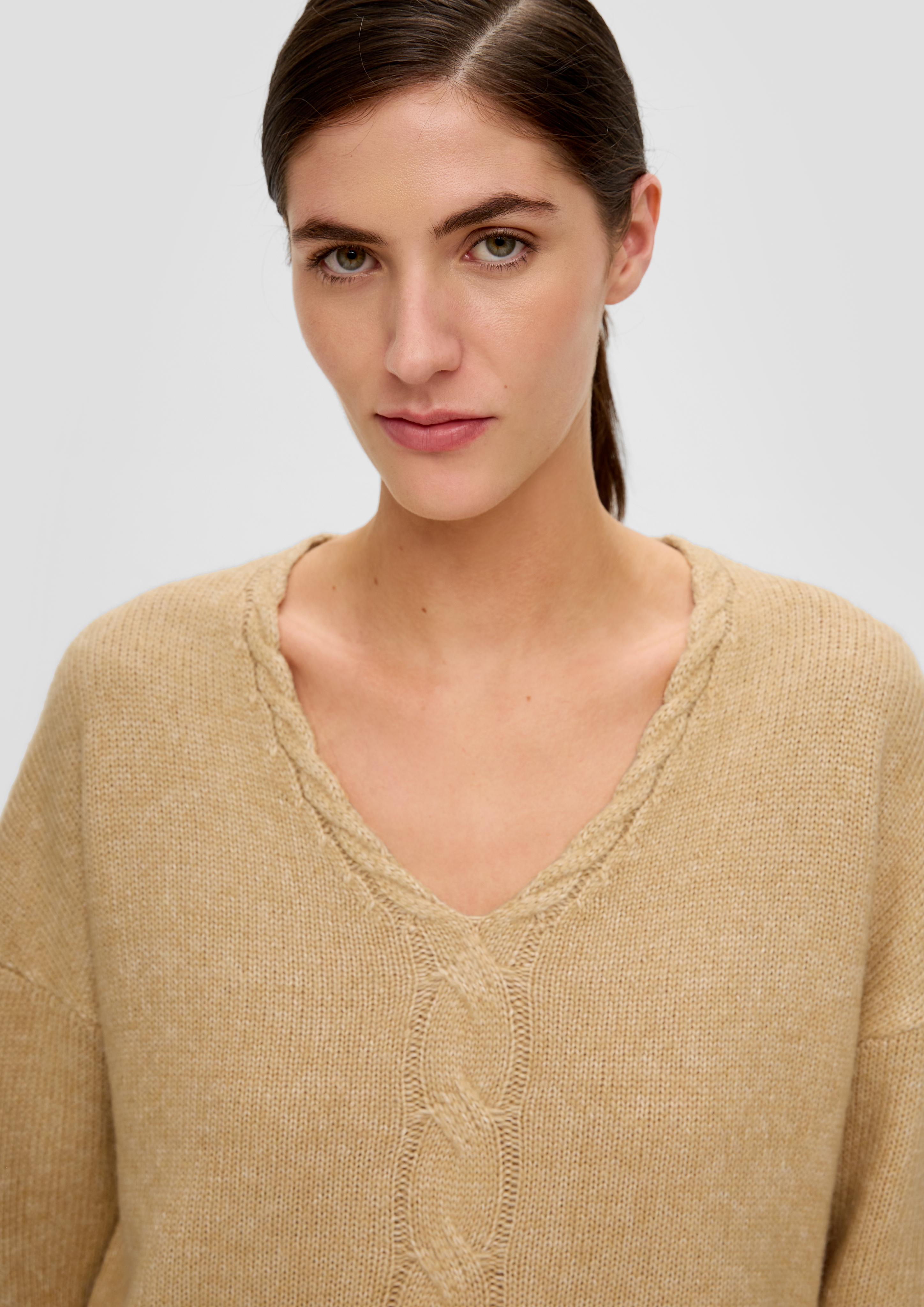 Strickpullover mit V-Ausschnitt  2141986-8325