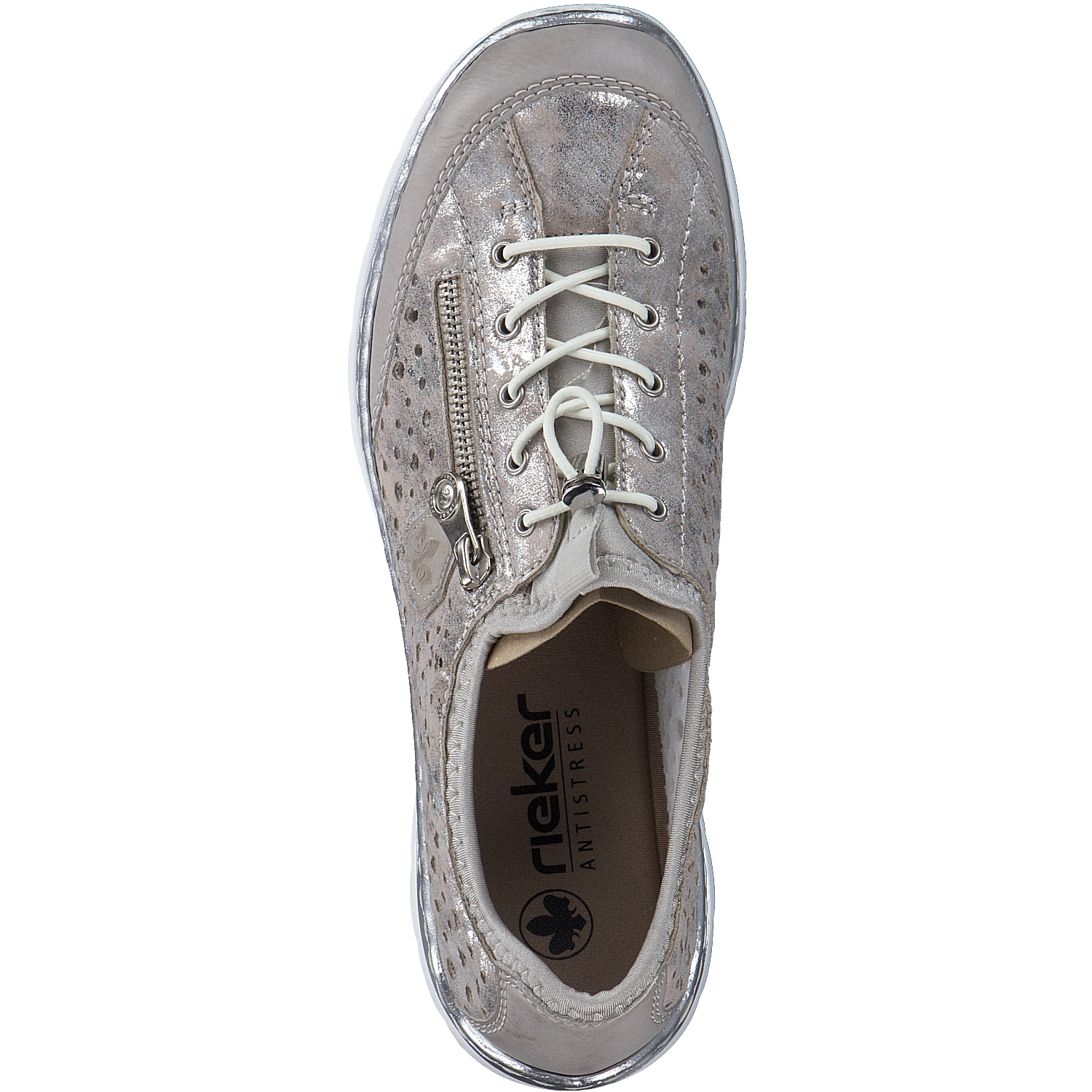 Rieker L32P6, Slipper, Damen, Beige