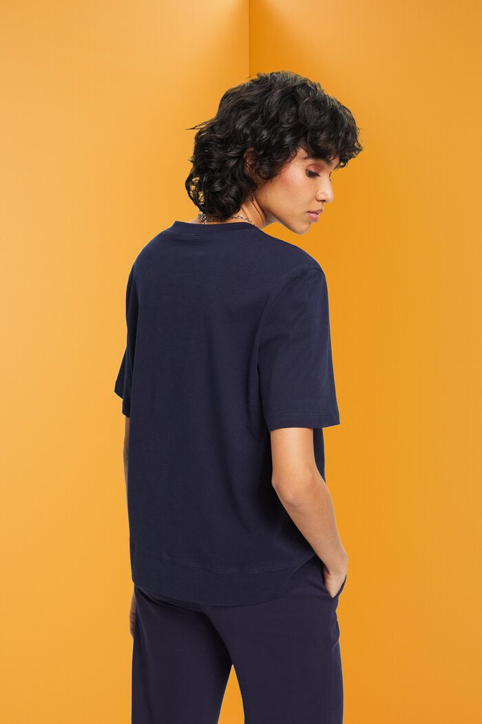 T-Shirt mit Blumen-Print