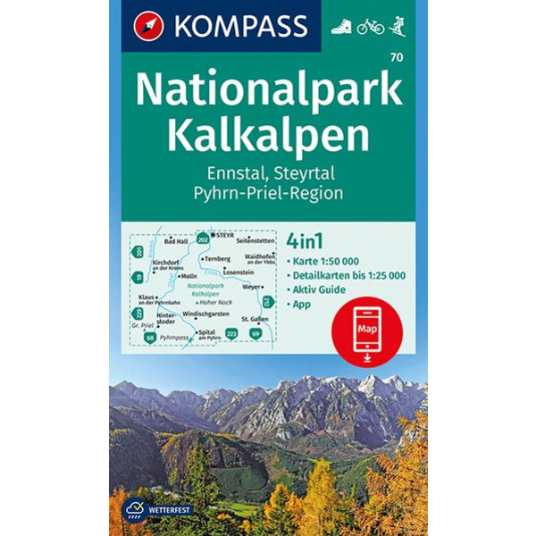 KOKA 70 NATIONALPARK KALKALPEN - Wanderkarte