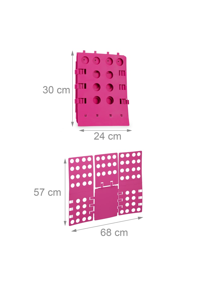 relaxdays Faltbrett in Pink günstig kaufen onesize