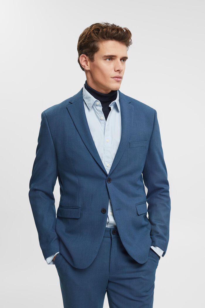 Mix & Match: Blazer mit Birdseye-Muster