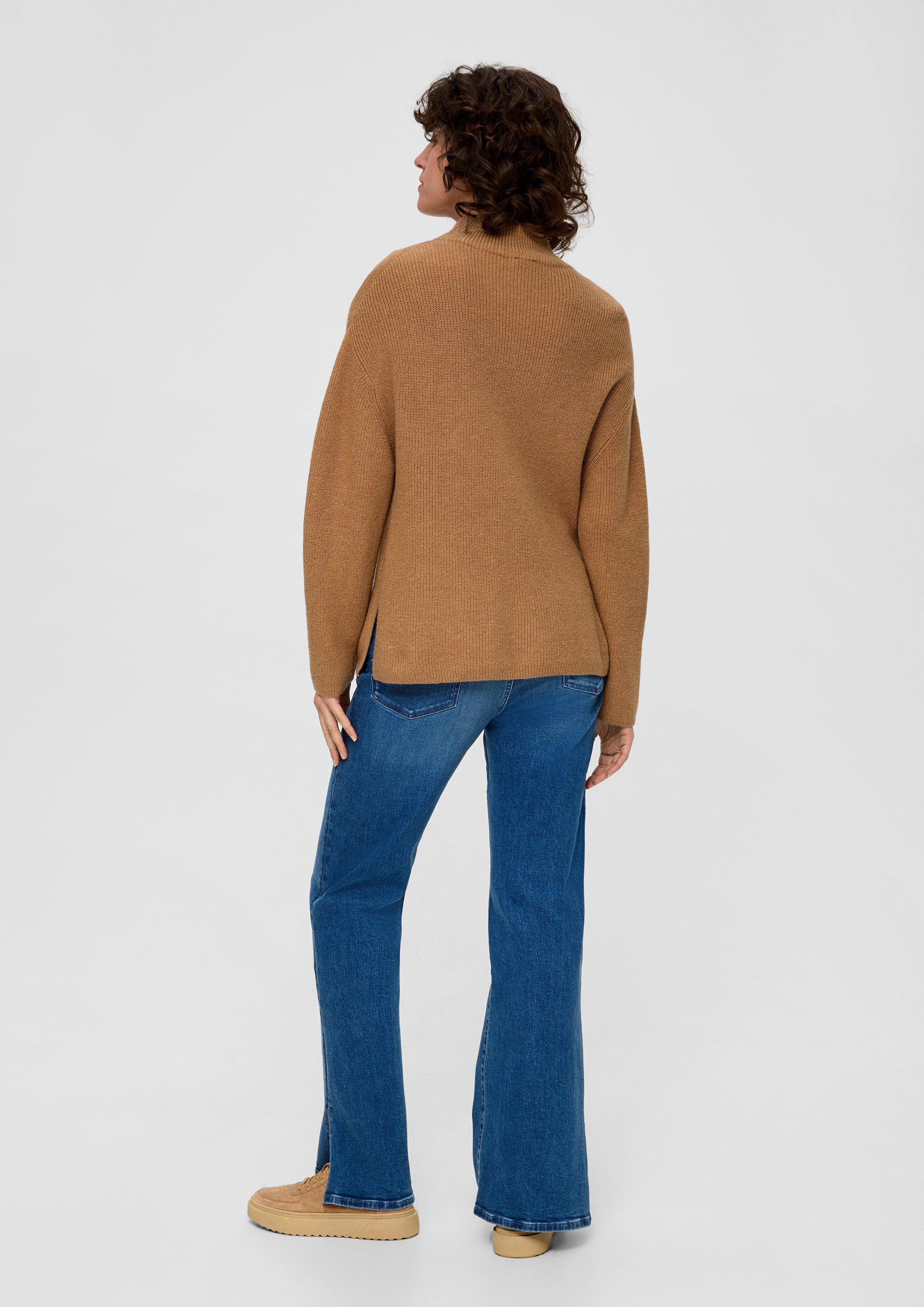 Strickpullover mit Stehkragen  2137202-84W5