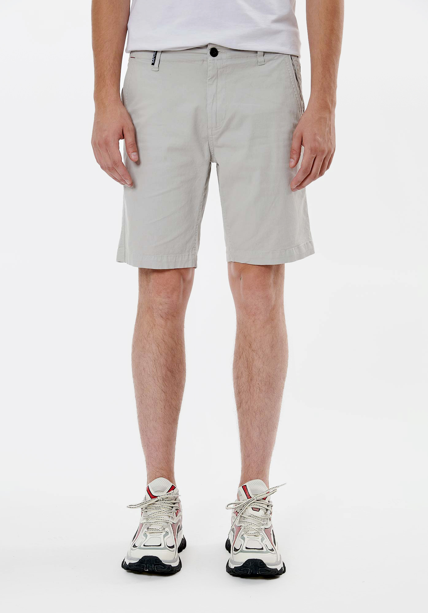 MACON  Short slim gris homme