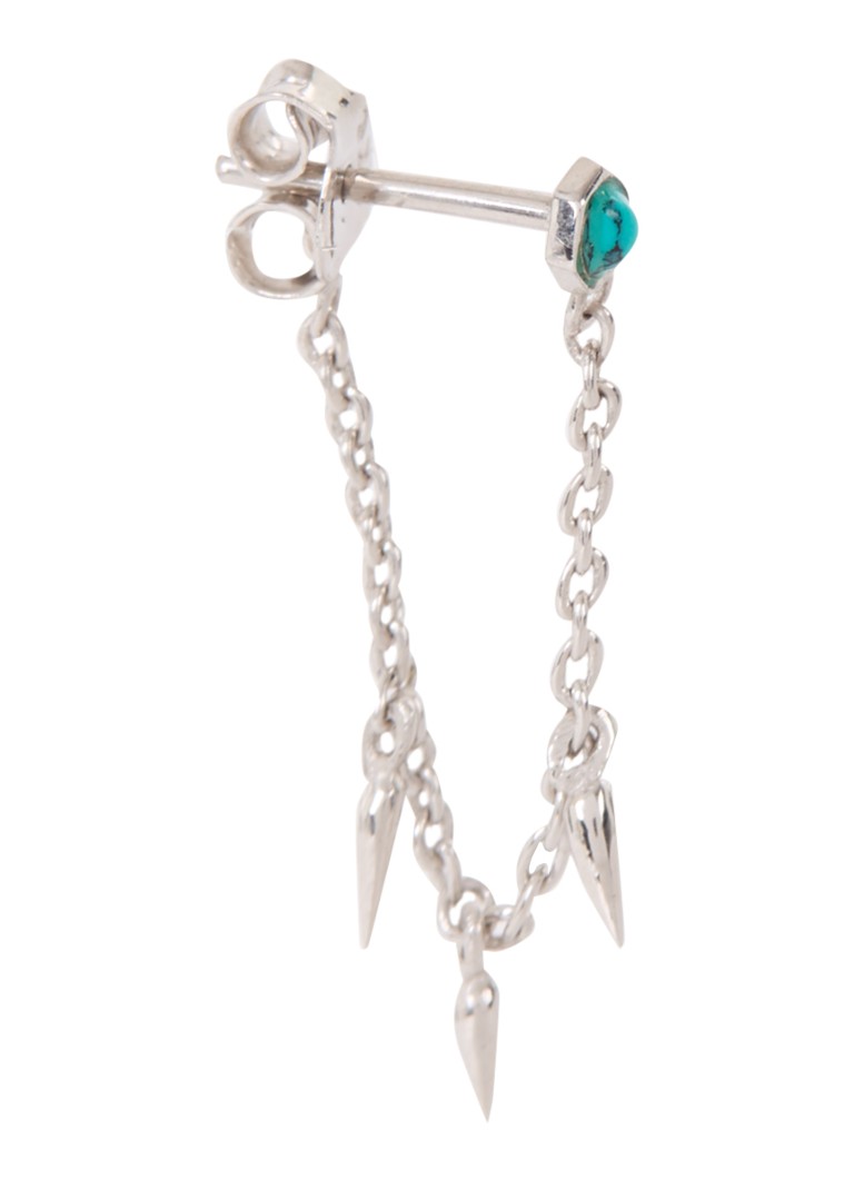 ba&sh Ochea silver stud earring