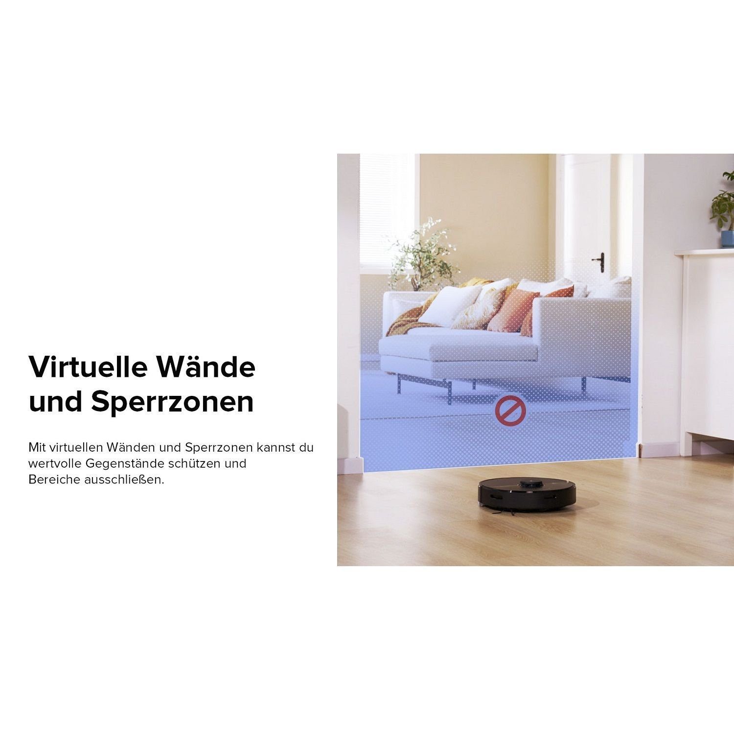 Roborock Akku-Hand-und Stielstaubsauger Q7 Vacuum Cleaner Saug- Wischroboter LiDAR Navigation 2700Pa, 58 W