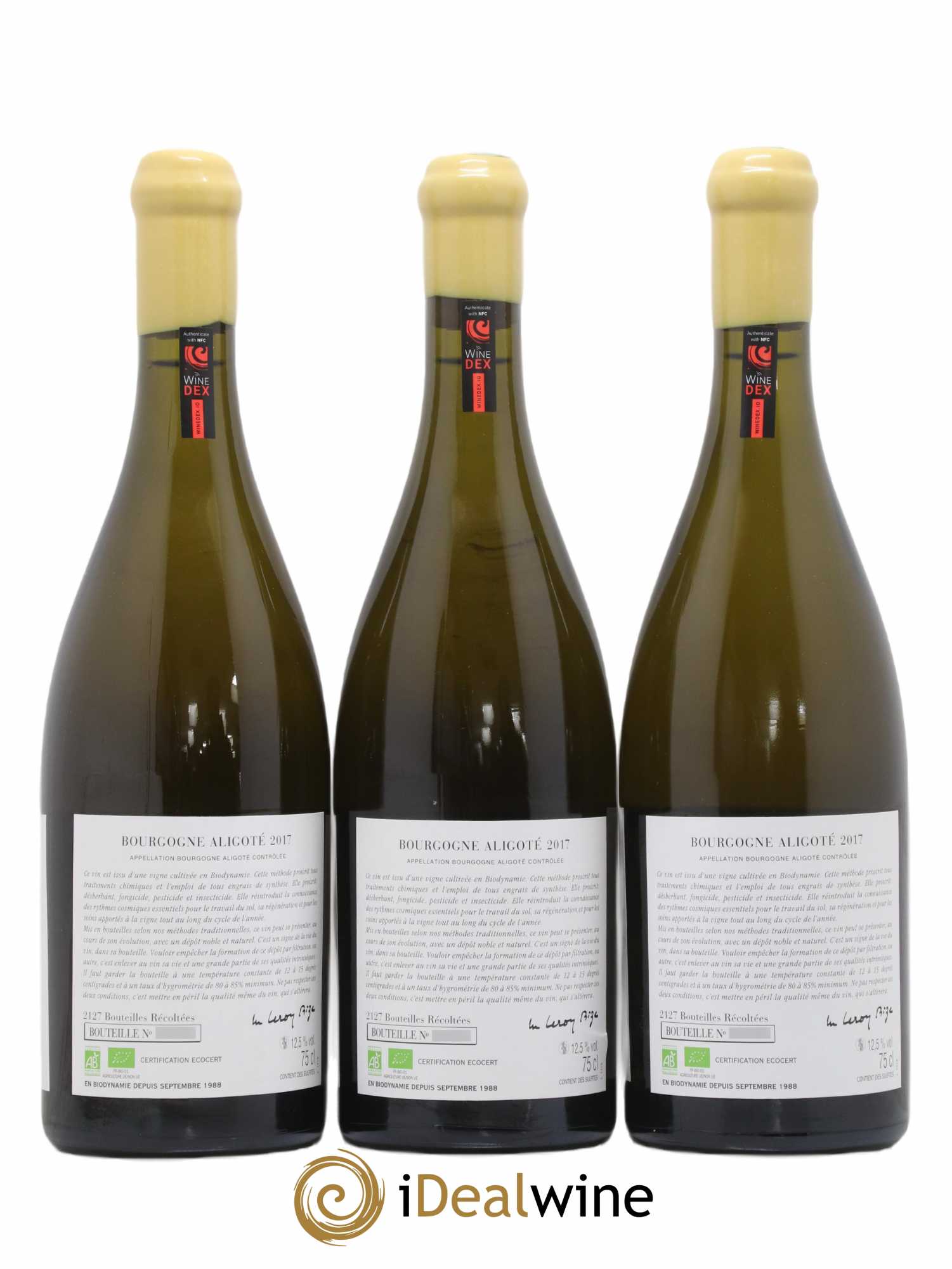 Bourgogne Aligoté Sous Chatelet d'Auvenay (Domaine)  2017 - Lot de 3 Bouteilles