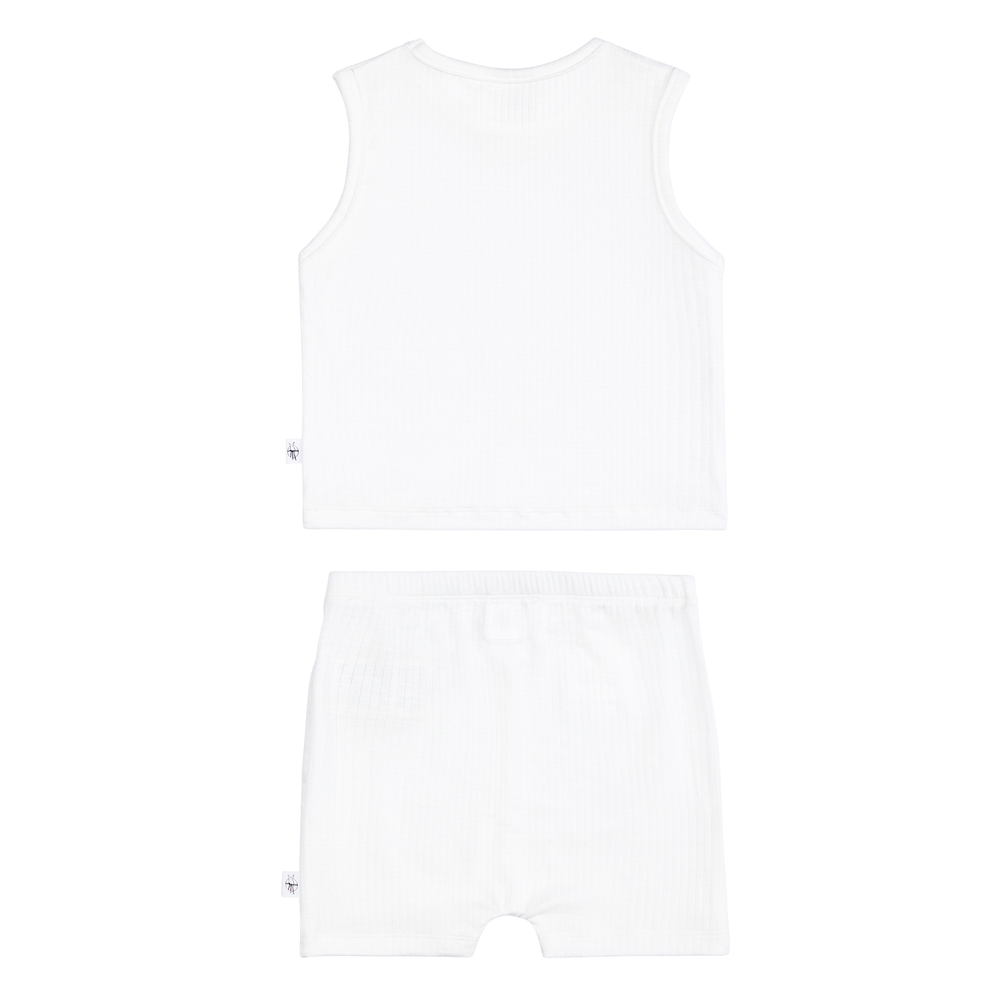 Kinder Unterwäsche Set (Hemd + Hose) - gerippt, Milky