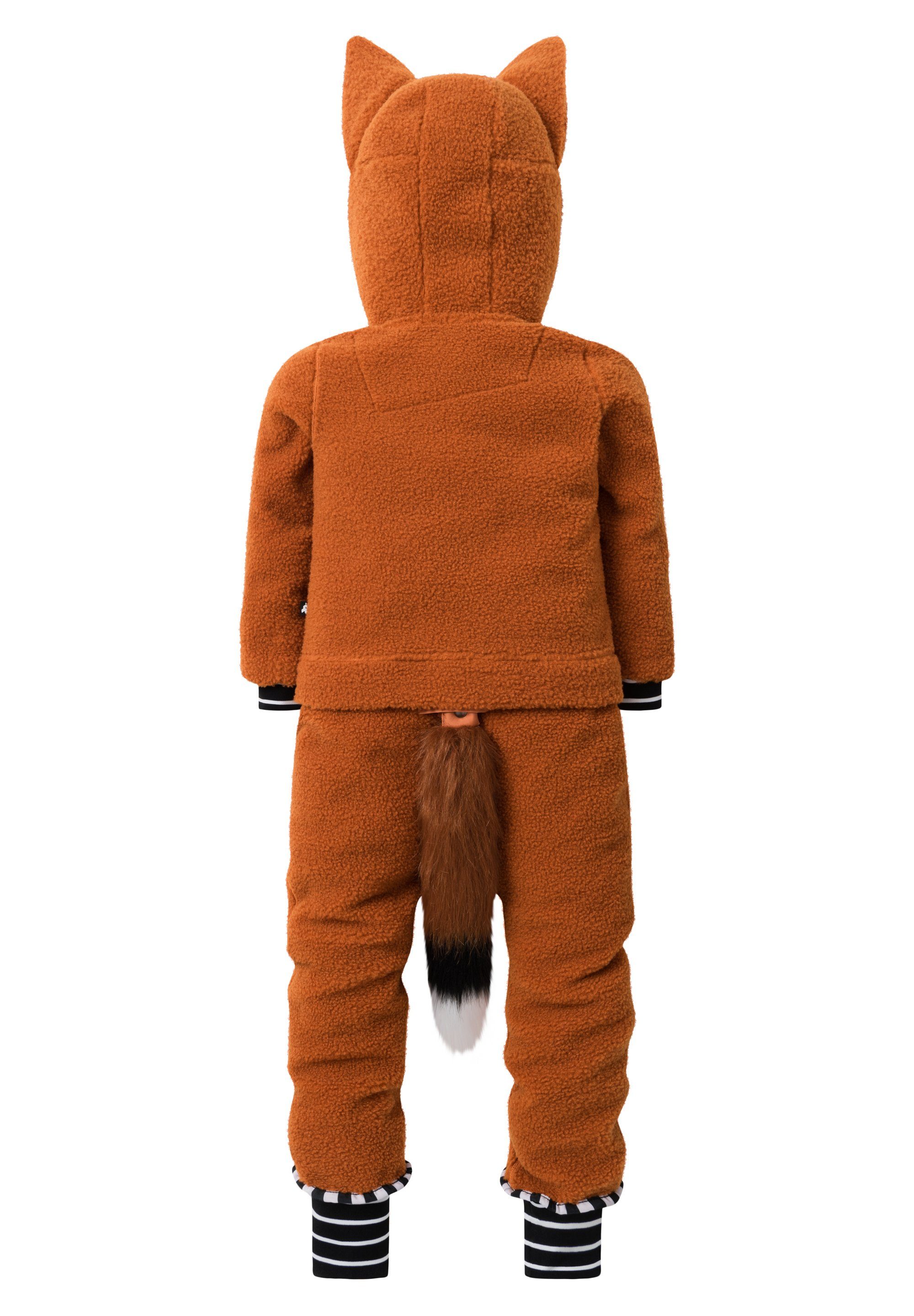 WeeDo Fleeceoverall FOXDO Fox Mitwachsfunktion, Toilettensystem