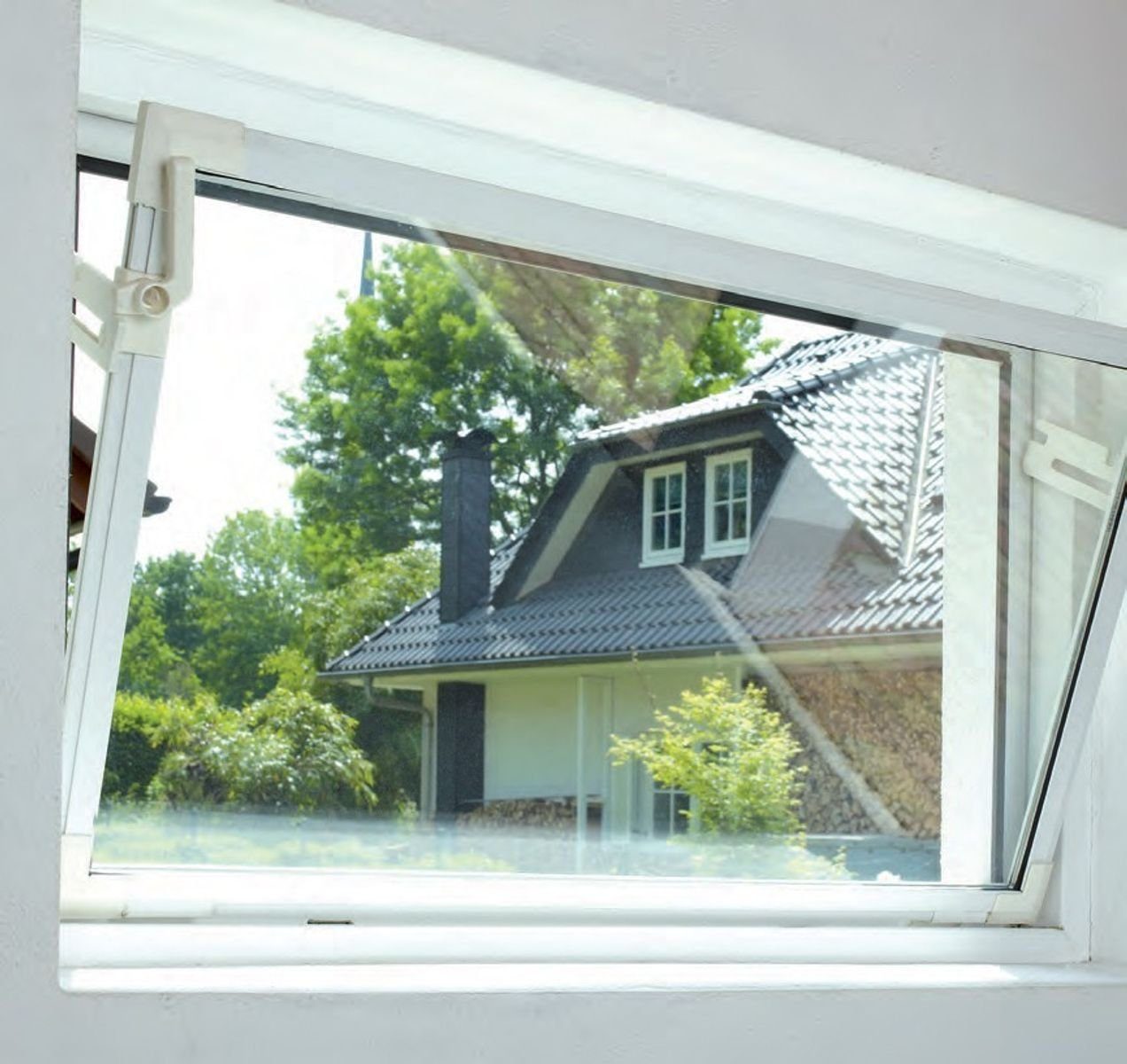 ACO Severin Ahlmann GmbH & Co. KG Kellerfenster ACO 100cm Nebenraumfenster Kippfenster Einfachglas Fenster weiß Kellerfenster, wärmeisolierende Kunststoff-Hohlkammerprofile