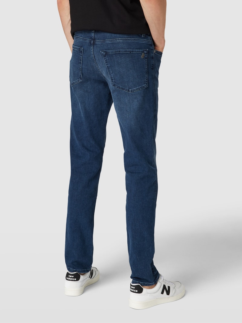 Slim Fit Jeans mit Stretch-Anteil Modell 'Re.main' in dunkelblau