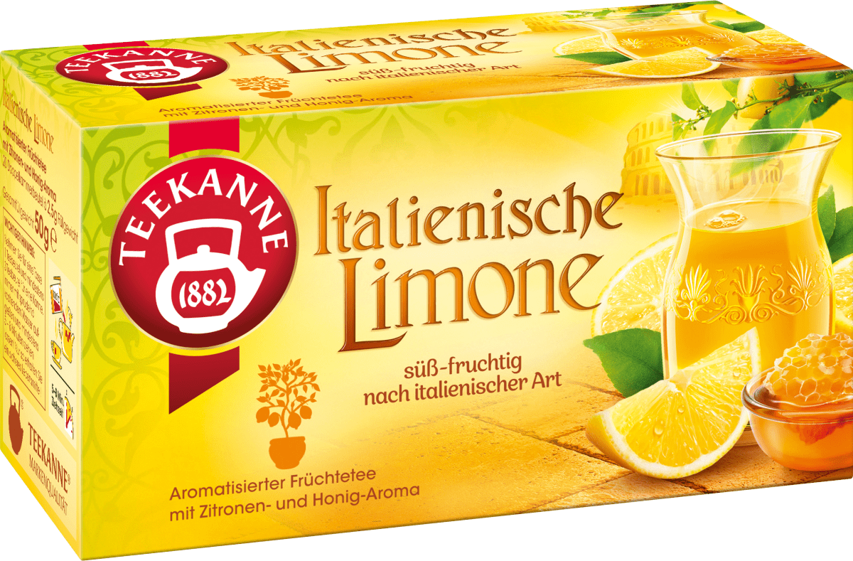 Früchtetee Italienische Limone (20 Beutel), 50 g