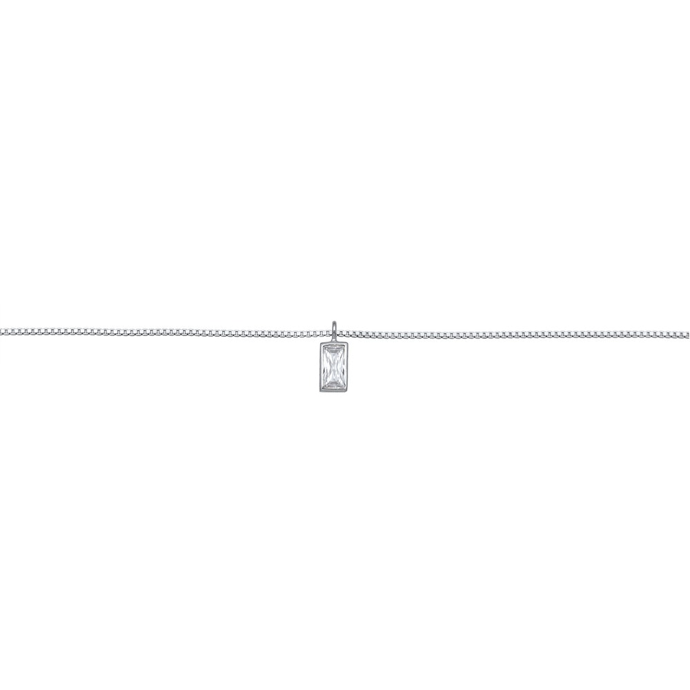 Elli Elli Collier Femmes Pendentif Solitaire Basique avec Zirconium en argent sterling collier